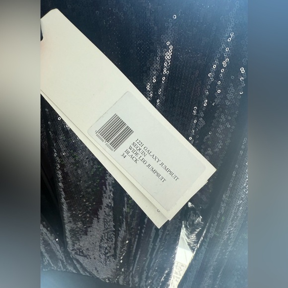 GALVAN- galaxy black sequin jumpsuit! US 2- NWT sold out everywhere!! - Picture 13 of 14